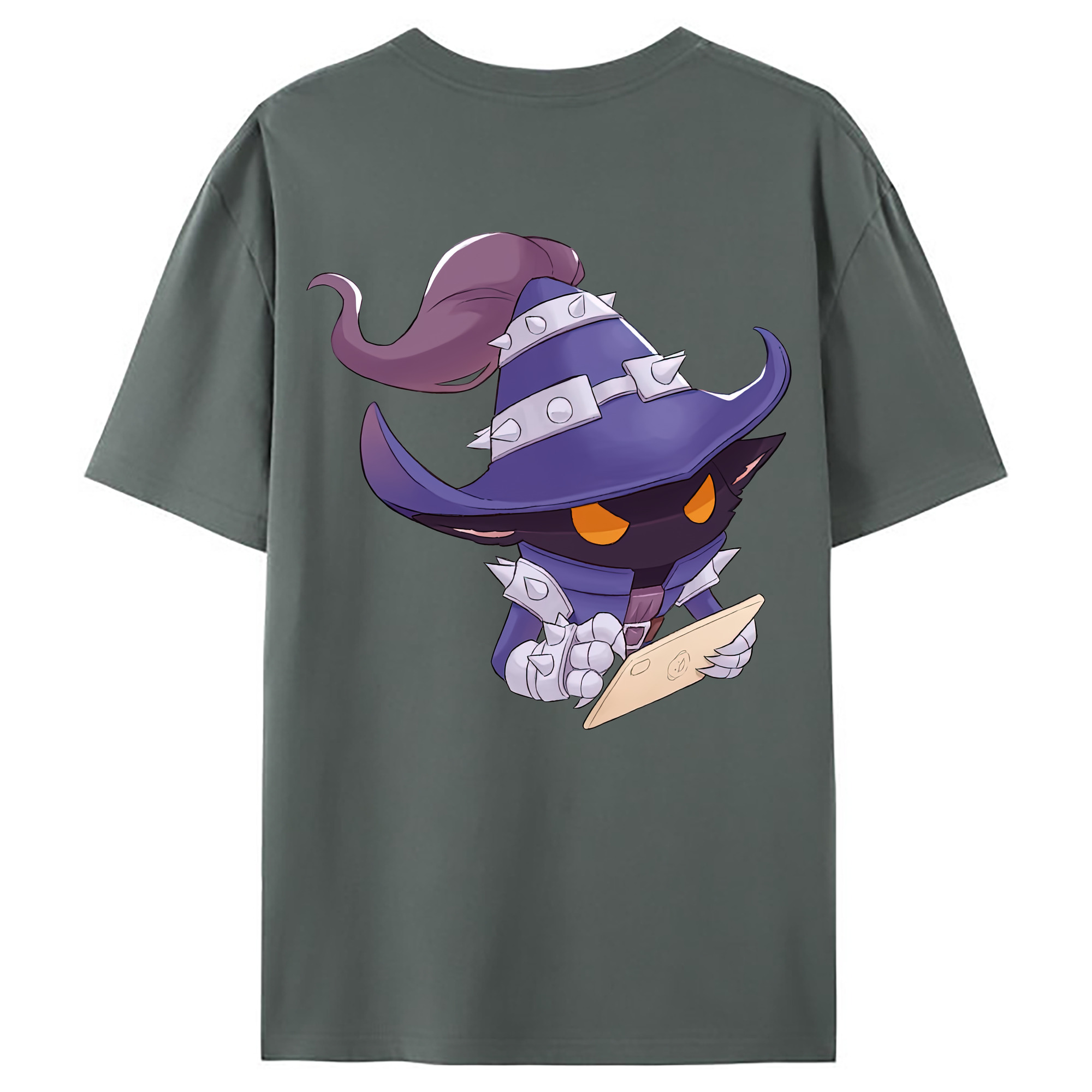 （画像用） リーグ・オブ・レジェンド League of Legends LOL 綿100％ メンズ半袖Tシャツ（バックプリント） 通気性